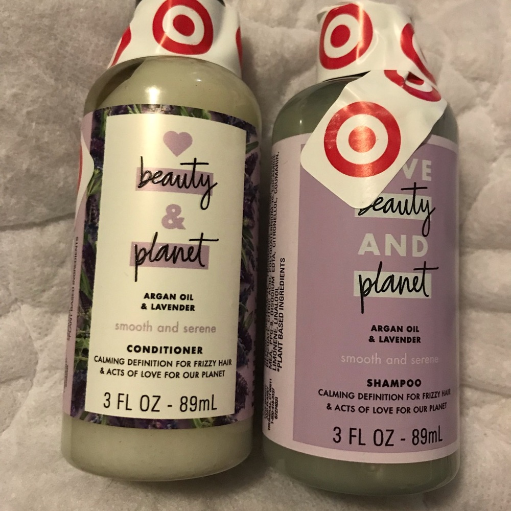 Argan oil shampoo and conditioner